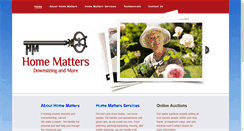 Desktop Screenshot of homemattersofva.com