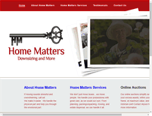 Tablet Screenshot of homemattersofva.com